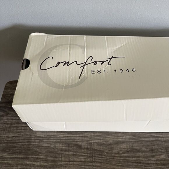 Comfort Women’s Rhinestone Bow Black Faux Velvet Ballet Flats Shoes Size 10W - Picture 7 of 8